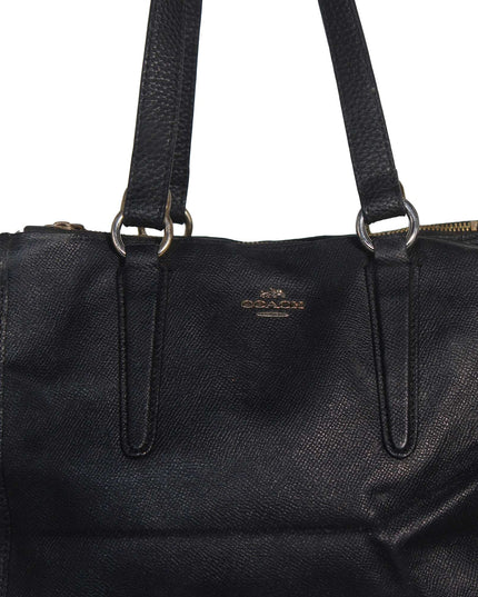 COACH Leather Zipper Shoulder Bag