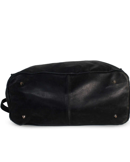 DKNY Vintage 90s Leather Shoulder Tote Bag