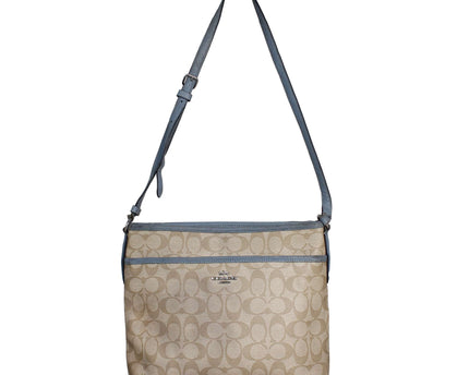 Coach File in Signature Canvas Crossbody Bag