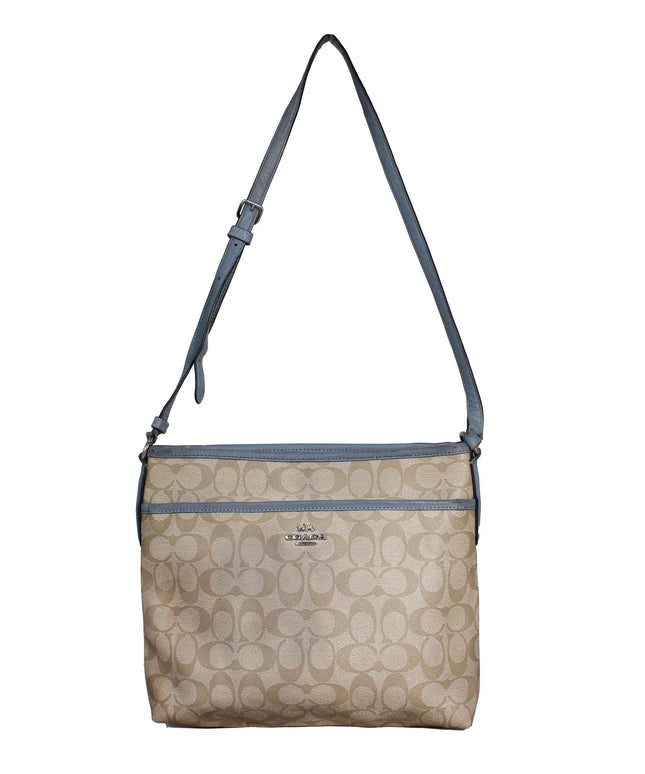 Coach File in Signature Canvas Crossbody Bag