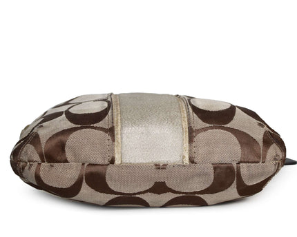 Coach Signature Monogram Canvas Crossbody Bag