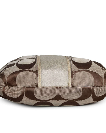 Coach Signature Monogram Canvas Crossbody Bag