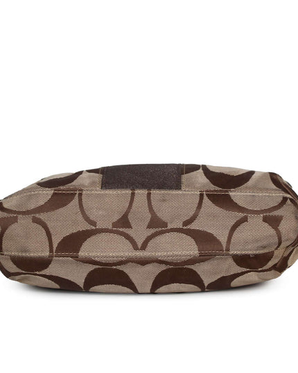 Coach Signature Stripe Demi Shoulder Bag