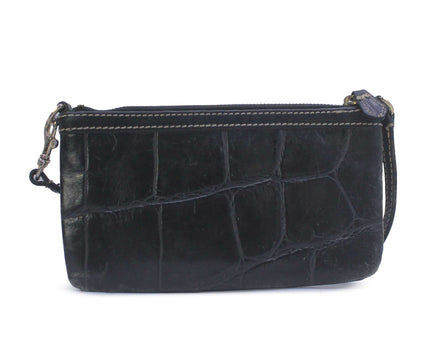 Dooney & Bourke Croc-Embossed Leather Wristlet