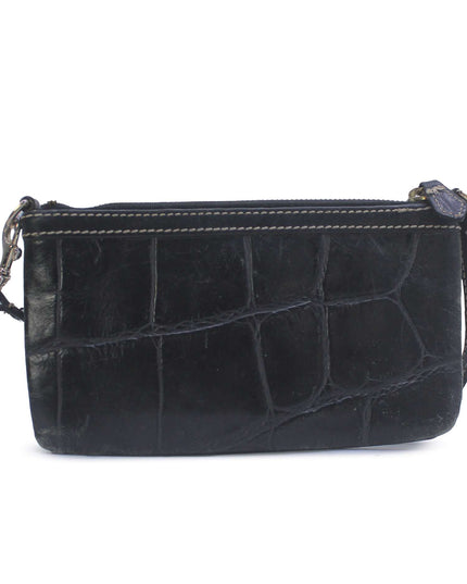 Dooney & Bourke Croc-Embossed Leather Wristlet