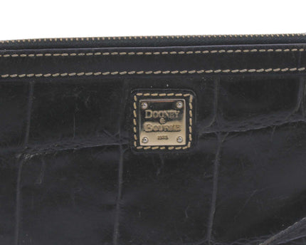 Dooney & Bourke Croc-Embossed Leather Wristlet