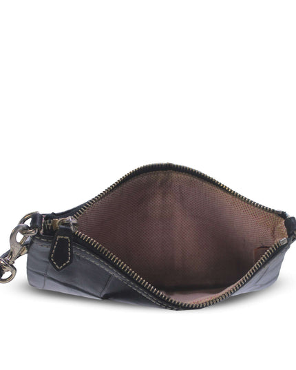 Dooney & Bourke Croc-Embossed Leather Wristlet