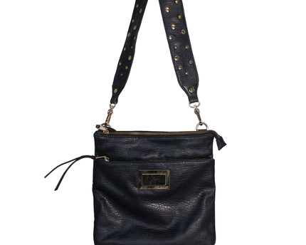 JUICY COUTURE Leather Y2K Steampunk Crossbody Purse