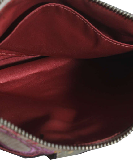 Coach Signature Scribble Canvas Shoulder Bag