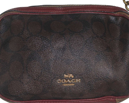 Coach Isla Chain in Signature Canvas Crossbody Bag