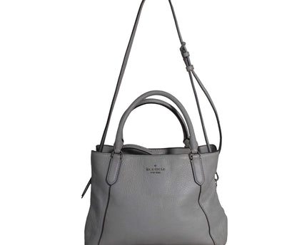 KATE SPADE Jackson Pebble Leather Removable Strap Satchel Bag