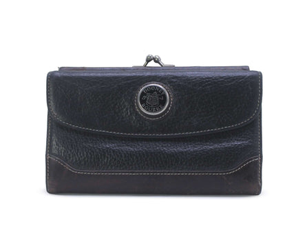 Dooney & Bourke Vintage Black Multi Organizer Clutch Wallet