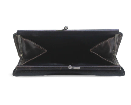 Dooney & Bourke Vintage Black Multi Organizer Clutch Wallet