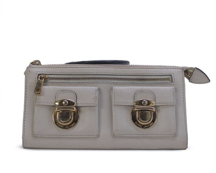 Marc Jacobs Leather Zip Clutch
