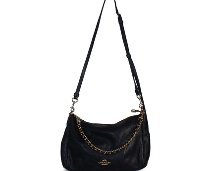 Coach Luxury Pebble Leather Convertible Crossbody Handbag Purse