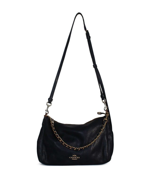 Coach Luxury Pebble Leather Convertible Crossbody Handbag Purse