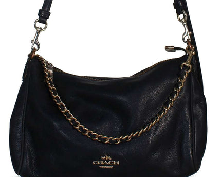 Coach Luxury Pebble Leather Convertible Crossbody Handbag Purse