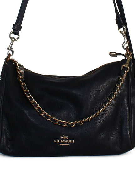 Coach Luxury Pebble Leather Convertible Crossbody Handbag Purse
