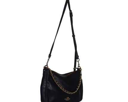 Coach Luxury Pebble Leather Convertible Crossbody Handbag Purse