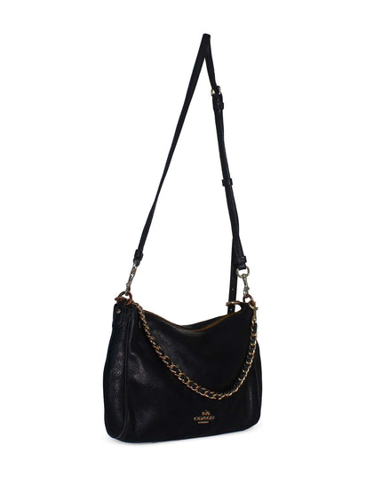 Coach Luxury Pebble Leather Convertible Crossbody Handbag Purse