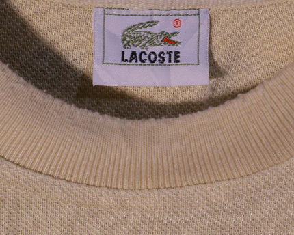 Lacoste Beige Long Sleeve Sweater