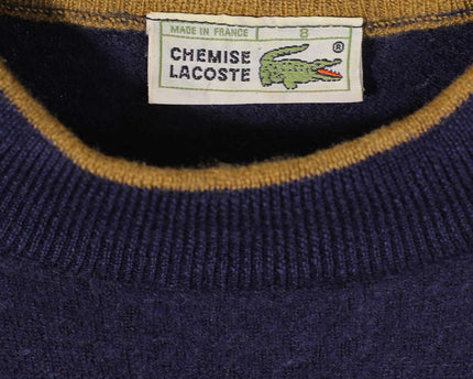 Lacoste Men's Long Sleeves Crew Neck Cotton Sweater