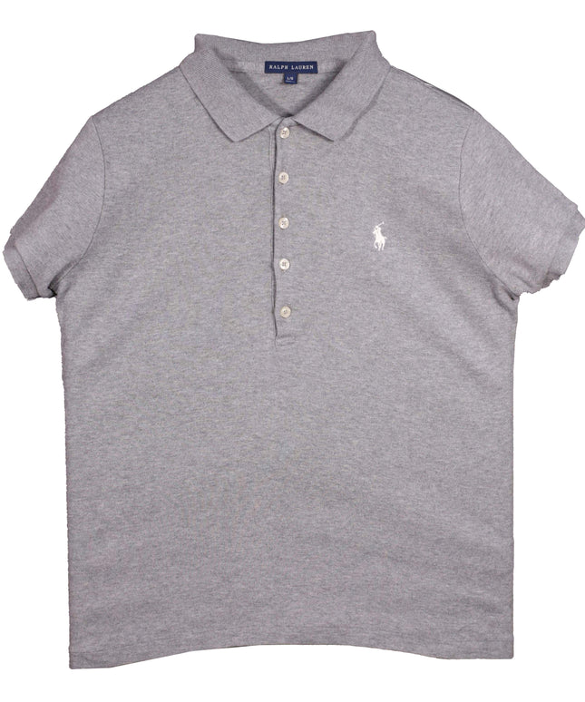Ralph Lauren Soft Touch Cotton Polo Gray Shirt