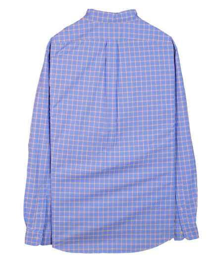 Ralph Lauren Long Sleeve Plaid Blue Shirt