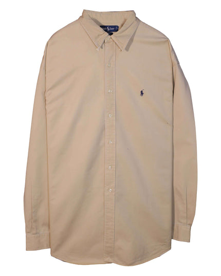 Ralph Lauren Blake Cotton Beige Shirt