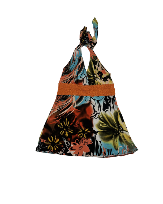 Belle Amie USA Floral Halter Top - XXS
