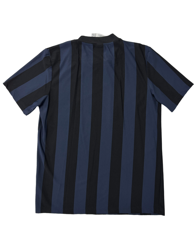Adidas Originals Trefoil Navy & Black Striped T-Shirt