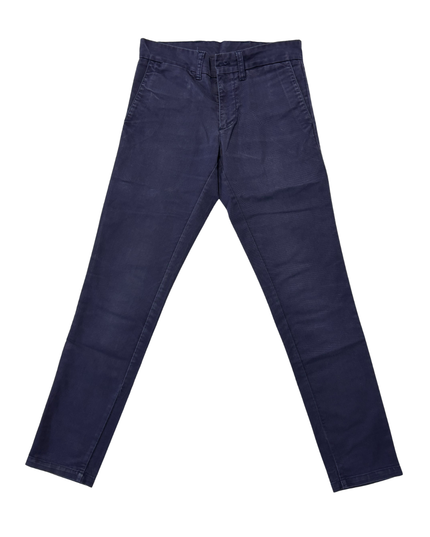 Carhartt Navy Blue Slim Fit Workwear Chino Pants - S | Waist: 30"