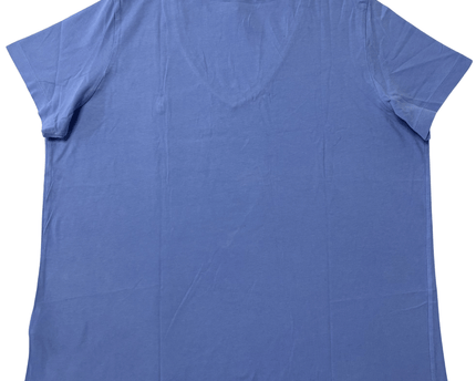 Ralph Lauren Light Blue V-Neck Cotton T-Shirt