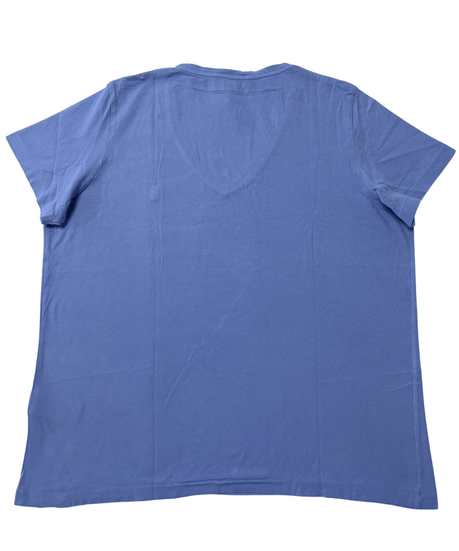 Ralph Lauren Light Blue V-Neck Cotton T-Shirt