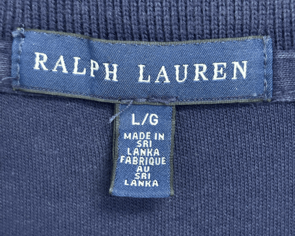 Ralph Lauren Navy Blue Sleeveless with Green Pony Logo Polo Dress