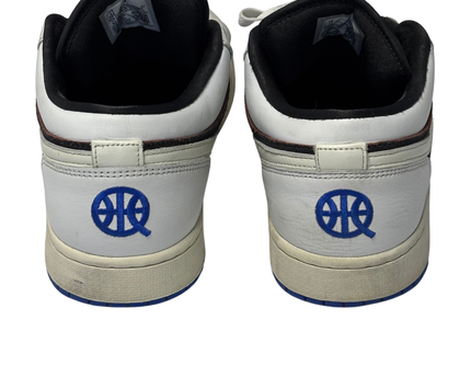 Jordan Air Jordan 1 Low Quai 54 Black/White/Blue Sneakers W/Box
