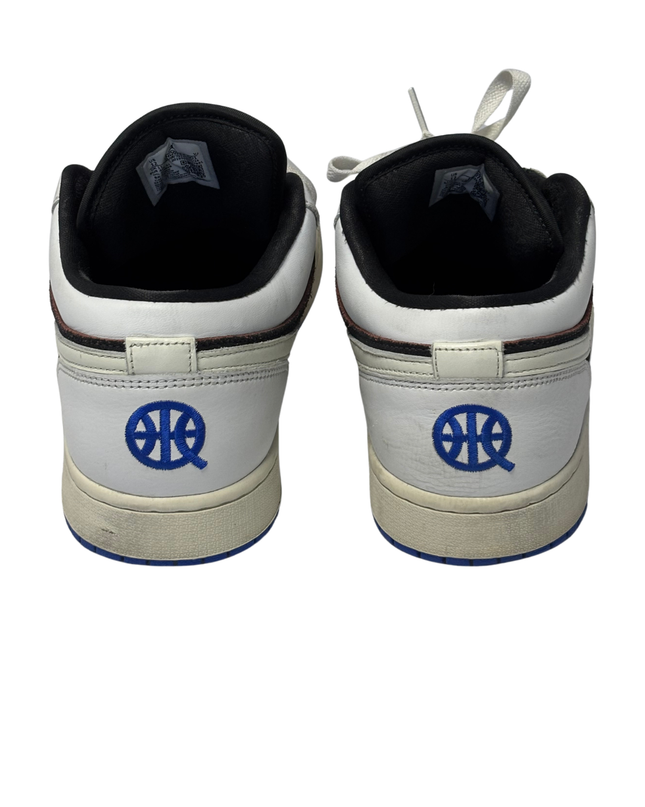 Jordan Air Jordan 1 Low Quai 54 Black/White/Blue Sneakers W/Box