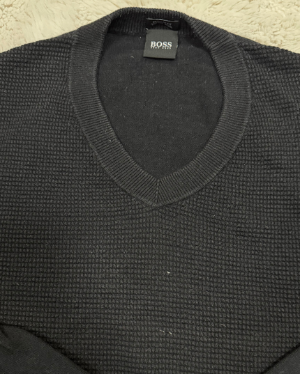 Hugo Boss Cotton Wool Black Sweater - M