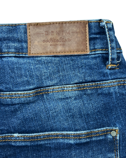 Anthology Sadie Slim Dark Wash Stretch Jeans - L | Waist: 32"