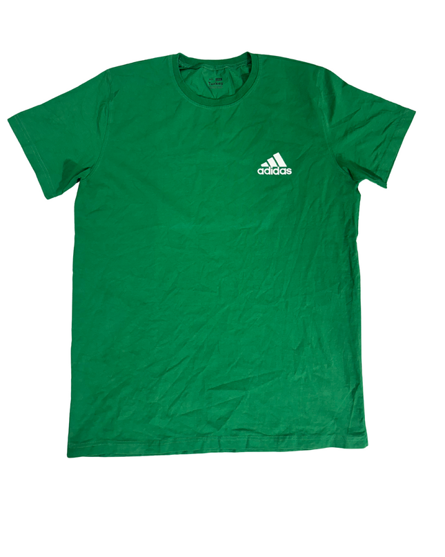 Adidas Crew Neck Green T-Shirt - L
