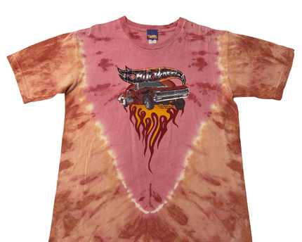 Vintage Hot Wheels Muscle Car Tie-Dye Graphic T-Shirt