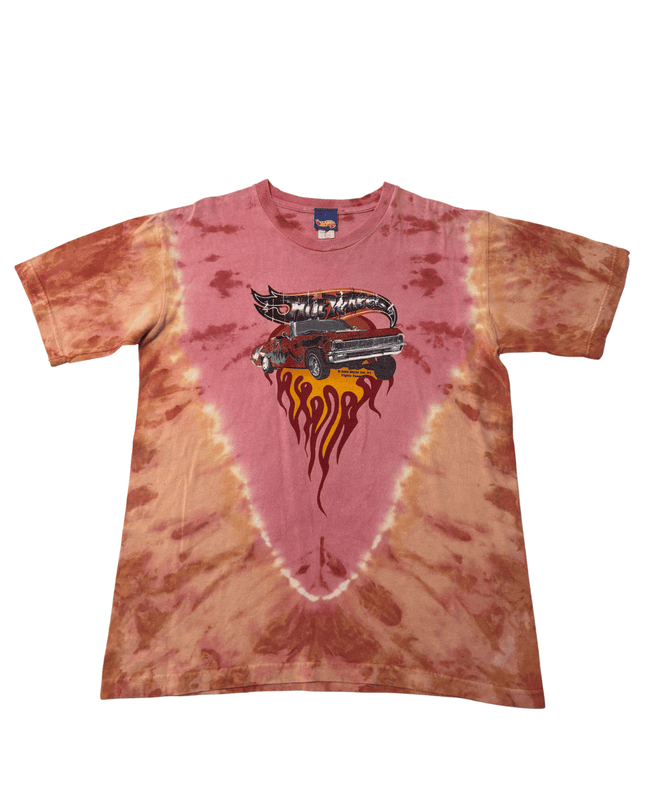 Vintage Hot Wheels Muscle Car Tie-Dye Graphic T-Shirt