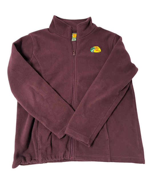 Bass Pro Shops Maroon Full-Zip Fleece Jacket - XL