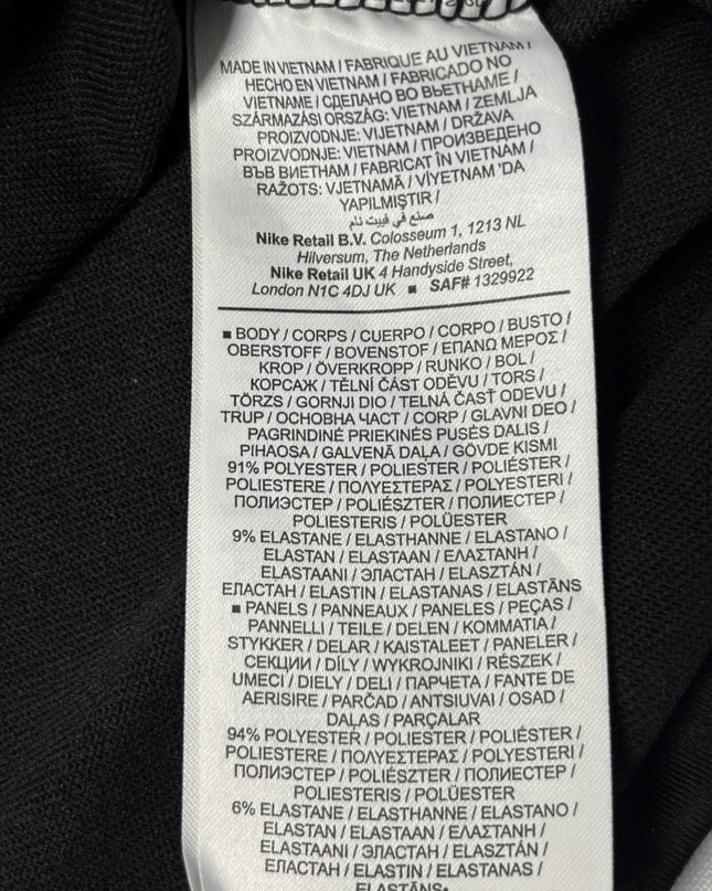 Jordan x PSG 2023/24 Fourth Strike  Black & Tour Yellow Dri-FIT Drill Top