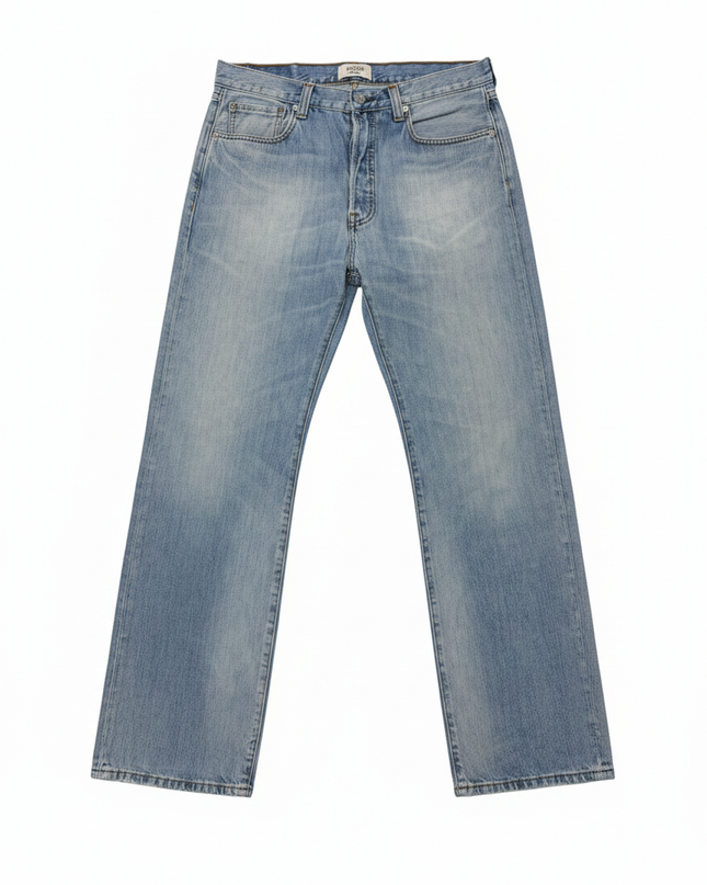 Levi's 501 Original Blue Straight Leg Button-Fly Jeans