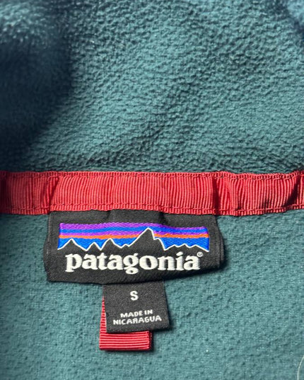 Patagonia Teal Lightweight Synchilla Snap-T Fleece Pullover Sweatshirt