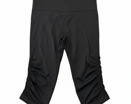 Lululemon Charcoal Ruched Cropped Leggings