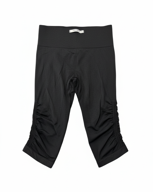 Lululemon Charcoal Ruched Cropped Leggings