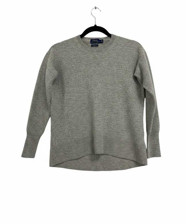 Polo Ralph Lauren Gray Merino Wool Crewneck Sweater