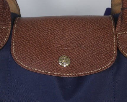 Longchamp Navy Le Pliage Large Nylon Shoulder Bag